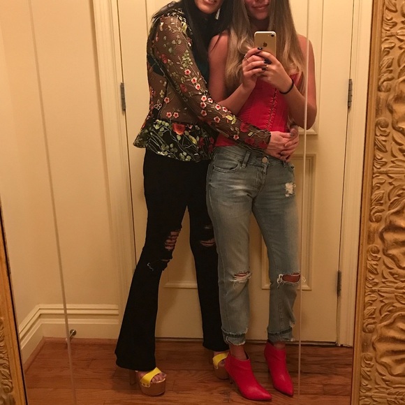 ASOS premium embroidered mesh blouse - Picture 9 of 16